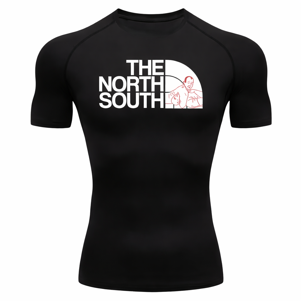The North South – Black BJJ Rashguard