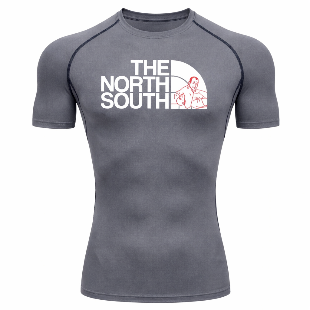 The North South – Grey BJJ Rashguard